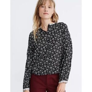 Madewell Branch Floral Mixed Print Meadow Blouse